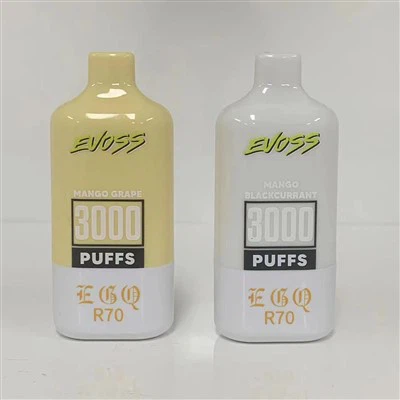 3000 sopros recarregam cigarros eletrônicos da caixa de cristal Vape Pod Vape Pen